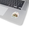 Sorry Im Booked Raccoon Sticker | Kiss-Cut Reading Decal