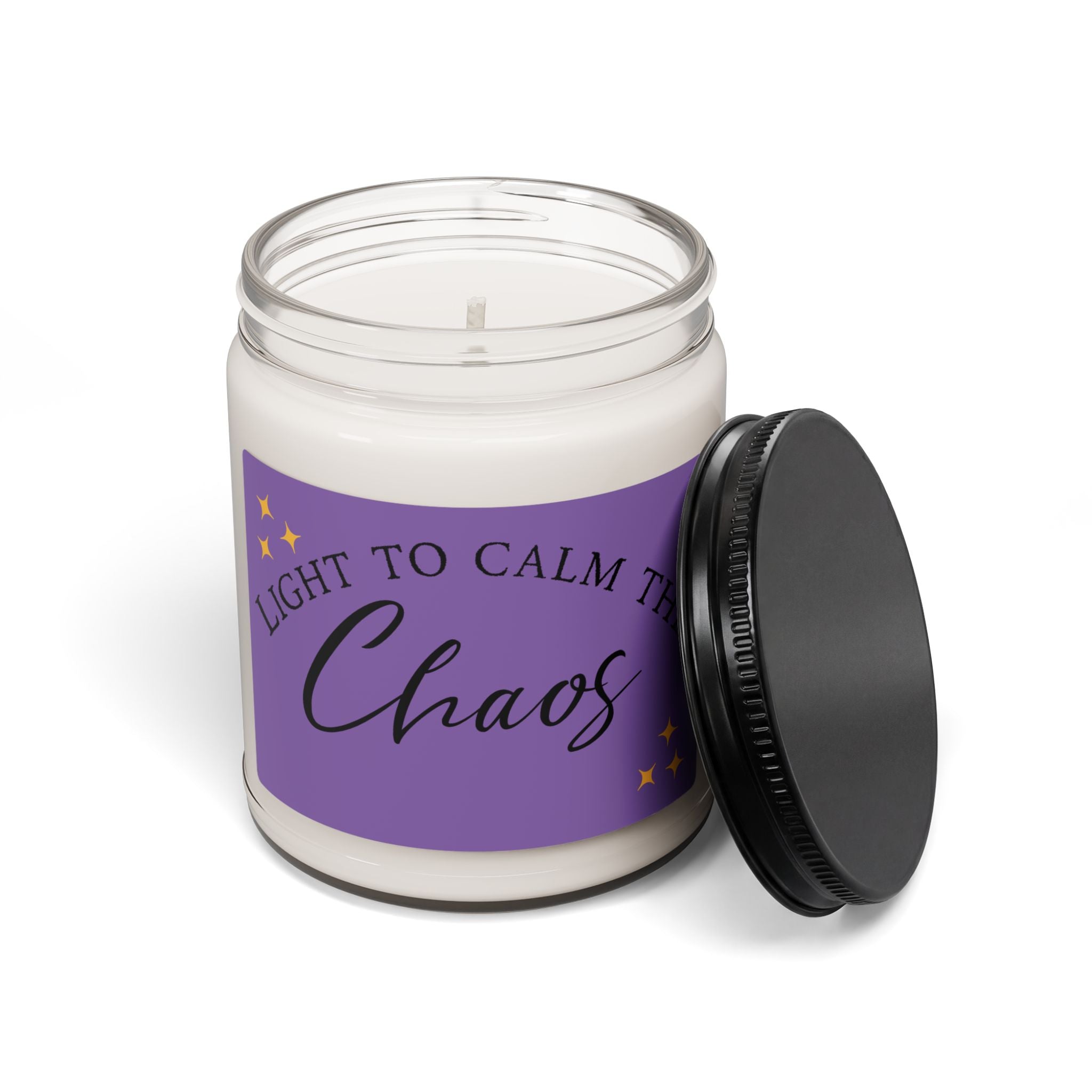 Soy Candle — "Light to Calm the Chaos" Scented 9oz